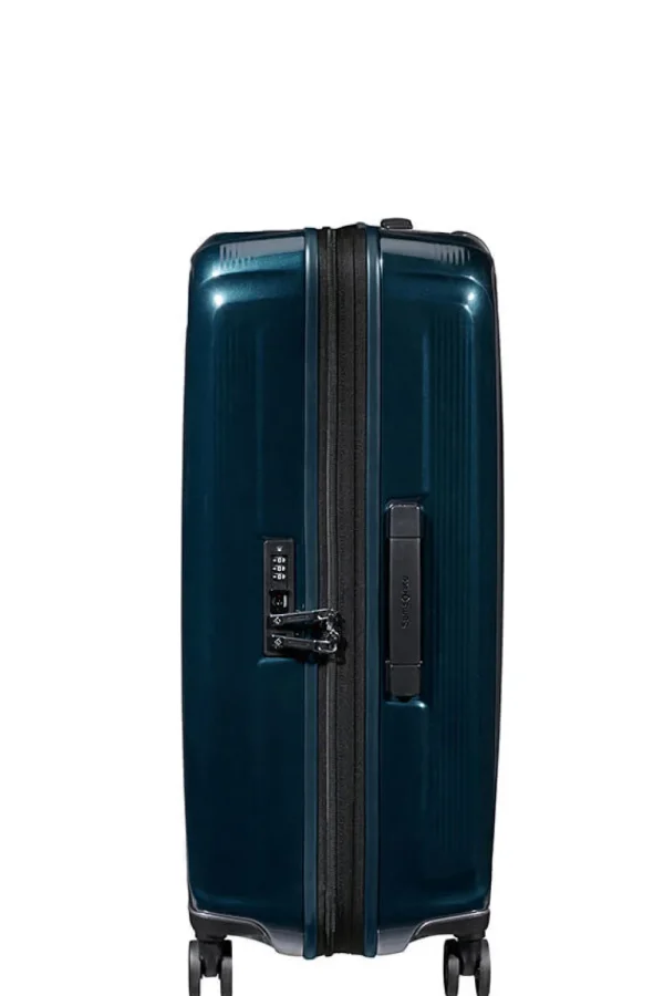 Samsonite Nuon Nelipyöräinen laajennettava matkalaukku 69cm Metallic Dark Blue Hot