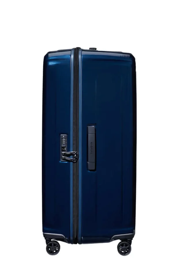 Samsonite Nuon Trunk 80cm Metallic Dark Blue New