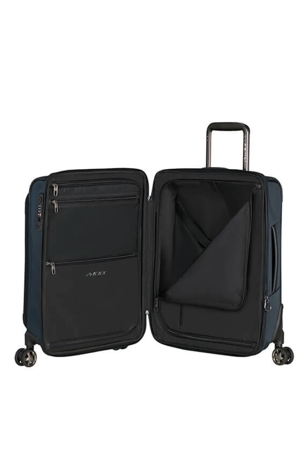 prodlx__nelipyrinen_laaje_0-1.webp Samsonite Pro-DLX 6 Nelipyöräinen laajennettava matkalaukku 55cm Blue Sale