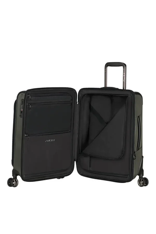 Samsonite Pro-DLX 6 Nelipyöräinen laajennettava matkalaukku 55cm Green Discount