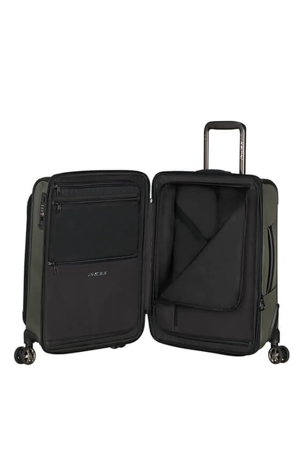 prodlx__nelipyrinen_laaje_0-2.webp Samsonite Pro-DLX 6 Nelipyöräinen laajennettava matkalaukku 55cm Green Discount