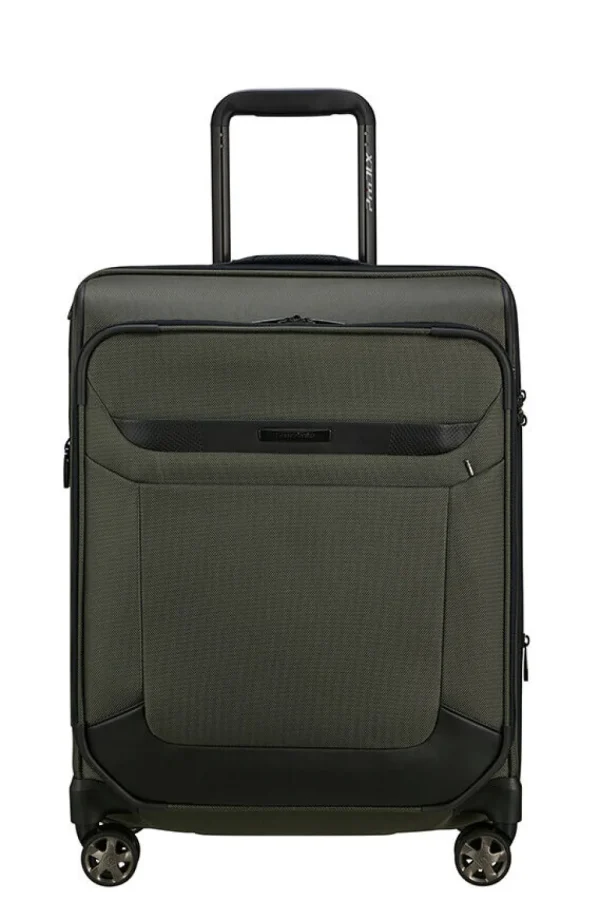 Samsonite Pro-DLX 6 Nelipyöräinen laajennettava matkalaukku 55cm Green Discount