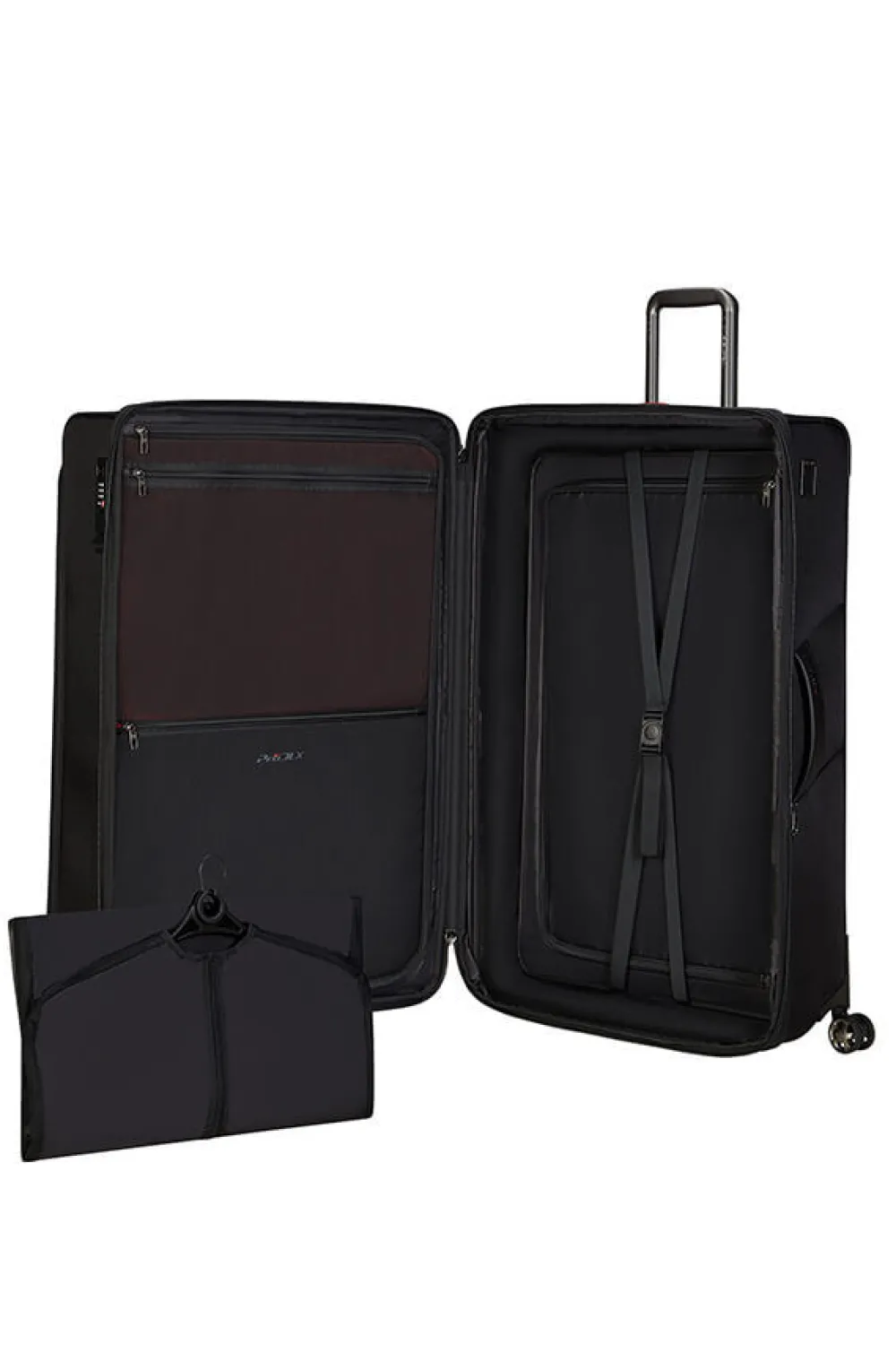prodlx__trvl_nelipyrinen__1-1.webp Samsonite Pro-Dlx 6 Trvl Nelipyöräinen laajennettava matkalaukku 84cm Black Best
