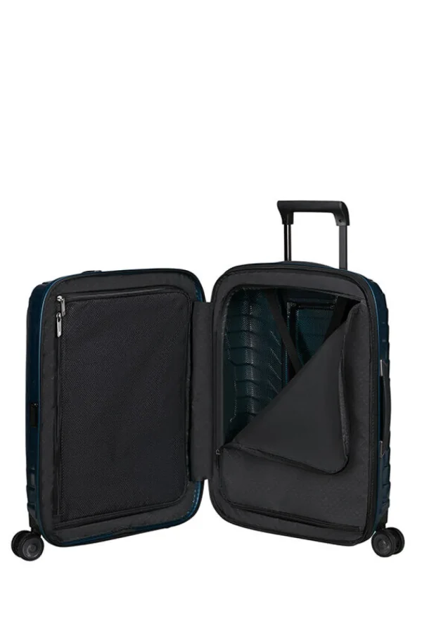 Samsonite Proxis Nelipyöräinen laajennettava matkalaukku 55cm Petrol Blue Sale