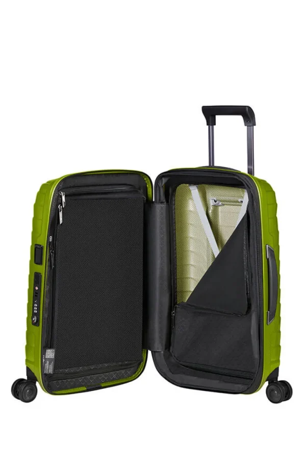 Samsonite Proxis Nelipyöräinen laajennettava matkalaukku 55cm Lime Sale