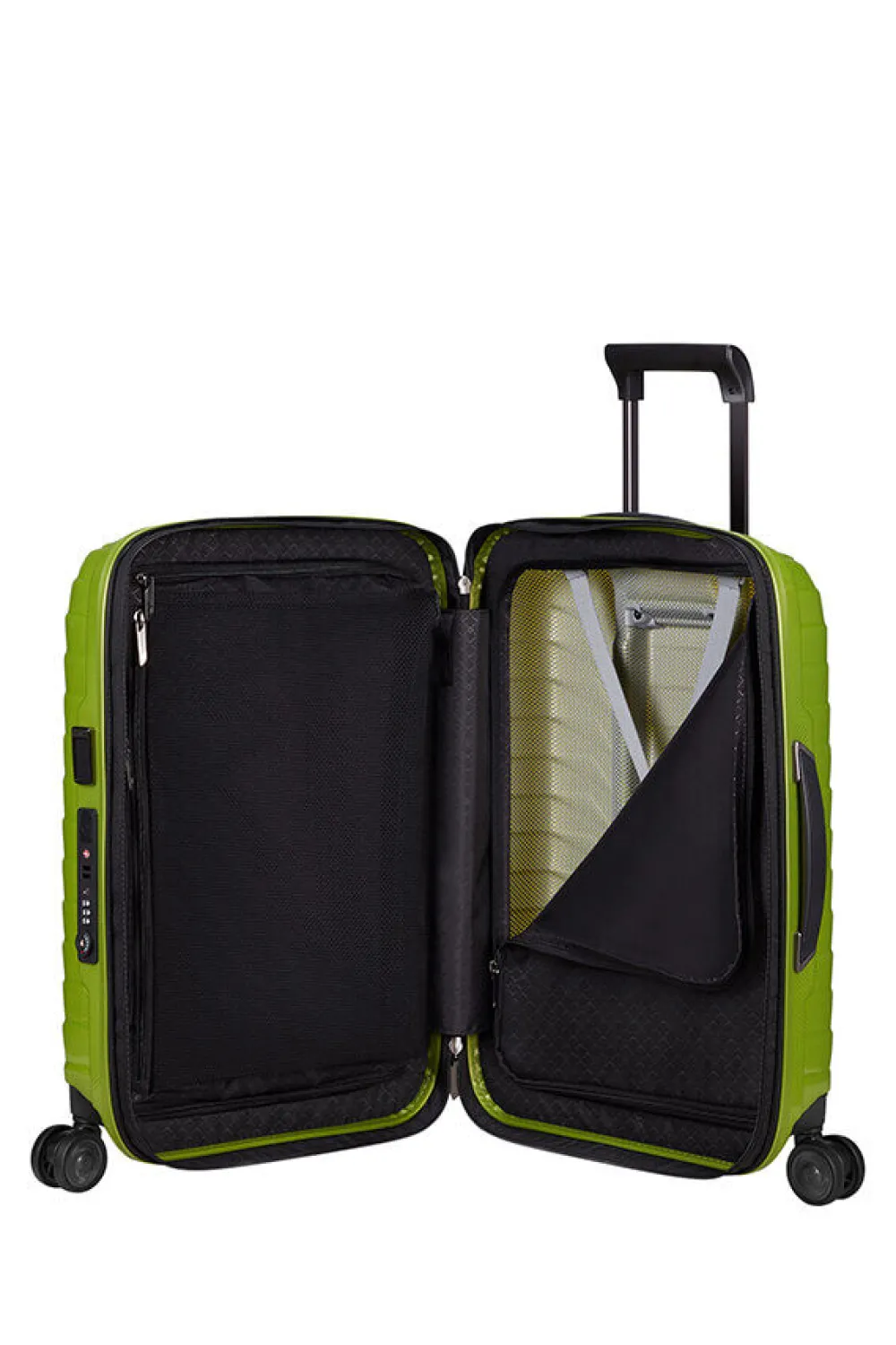 proxis_nelipyrinen_laajen_0-6.webp Samsonite Proxis Nelipyöräinen laajennettava matkalaukku 55cm Lime Discount