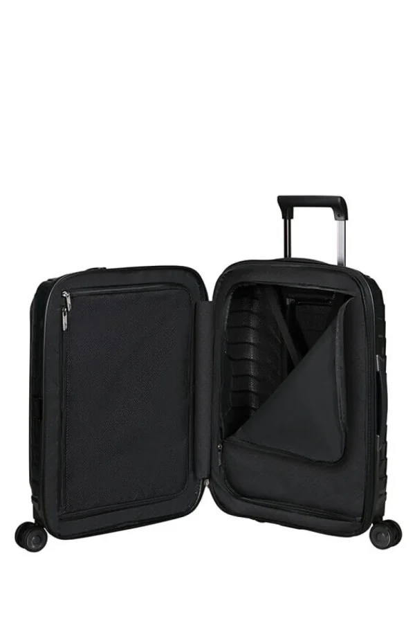 Samsonite Proxis Nelipyöräinen laajennettava matkalaukku 55cm Black New