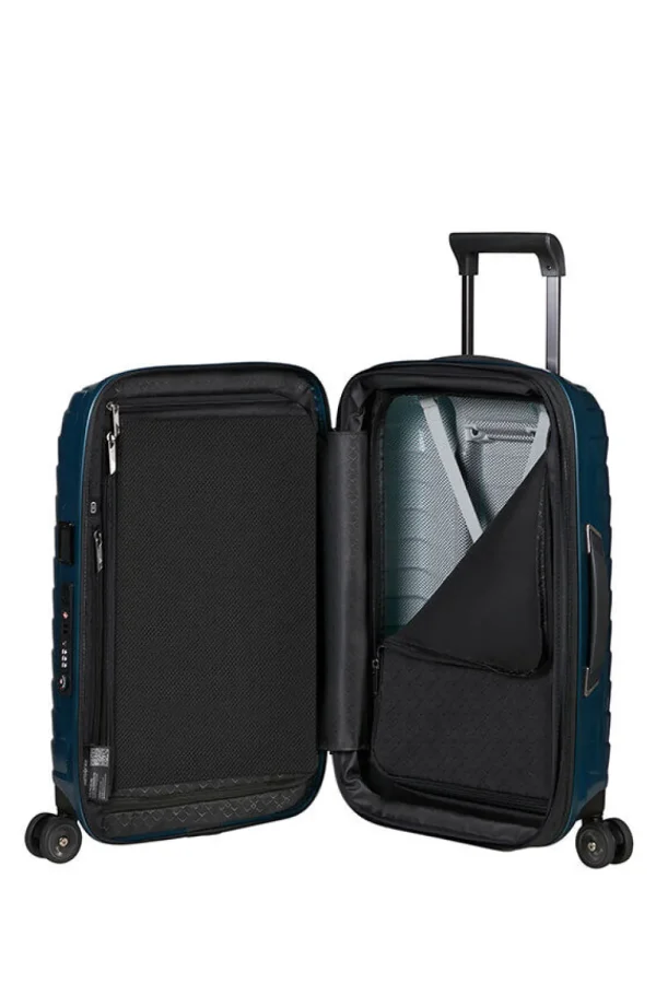 Samsonite Proxis Nelipyöräinen laajennettava matkalaukku 55cm Petrol Blue Online