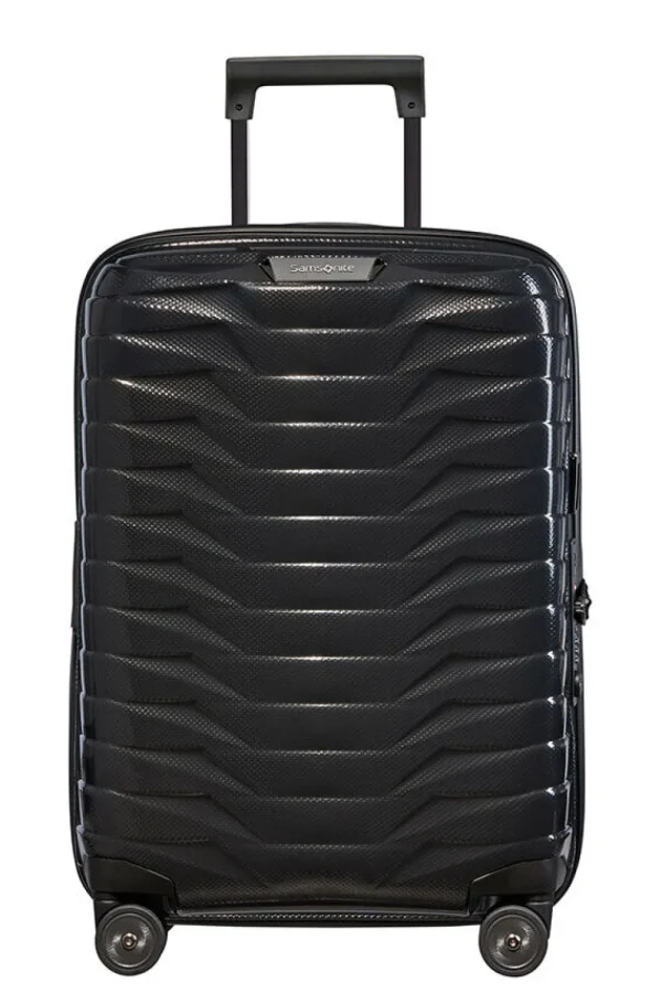Samsonite Proxis Nelipyöräinen laajennettava matkalaukku 55cm Black New