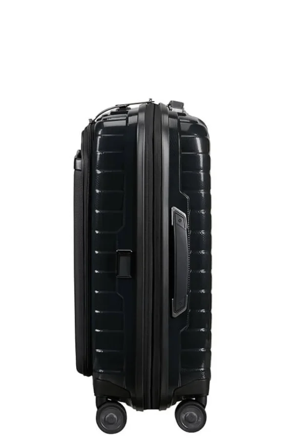 Samsonite Proxis Nelipyöräinen laajennettava matkalaukku 55cm Black New