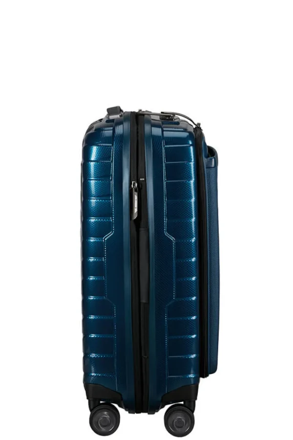 Samsonite Proxis Nelipyöräinen laajennettava matkalaukku 55cm Petrol Blue Sale