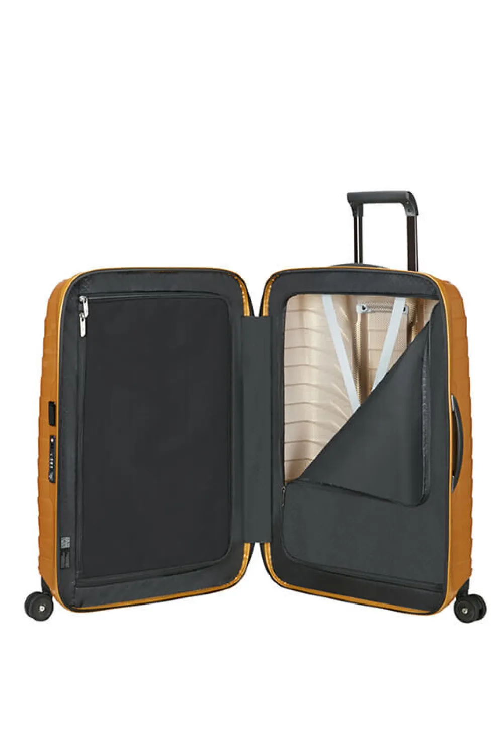 proxis_nelipyrinen_matkal_0-8.webp Samsonite Proxis Nelipyöräinen matkalaukku 75cm Honey Gold Hot