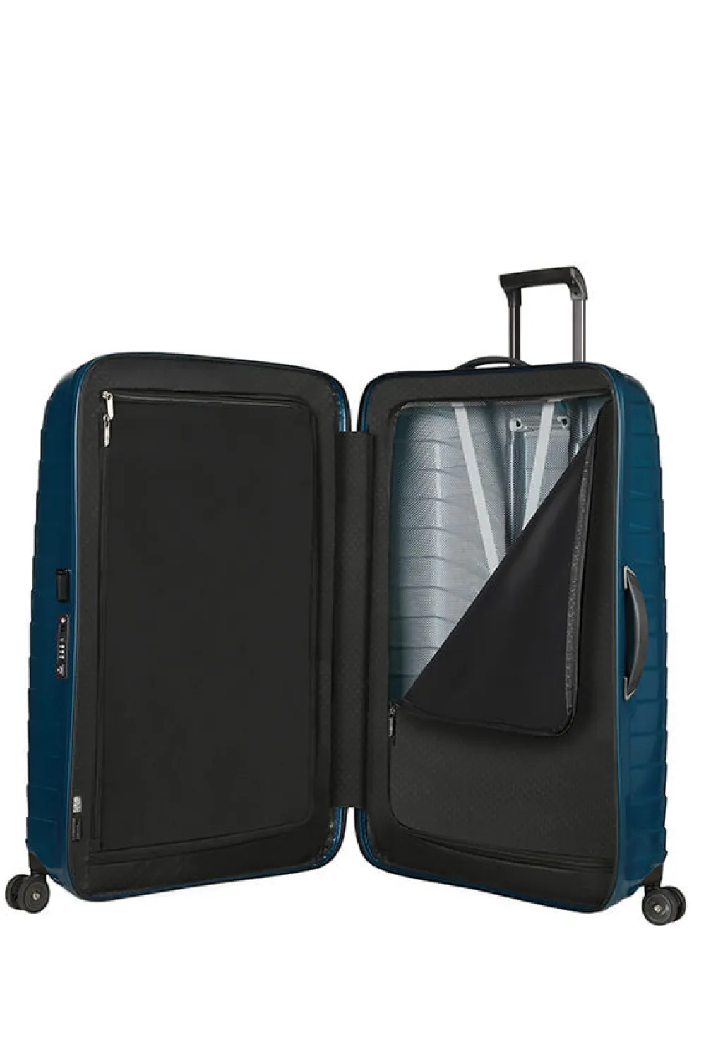proxis_nelipyrinen_matkal_1-11.webp Samsonite Proxis Nelipyöräinen matkalaukku 81cm Petrol Blue Outlet