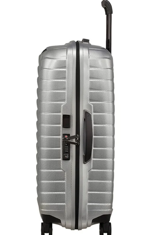 Samsonite Proxis Nelipyöräinen matkalaukku 69cm Silver New