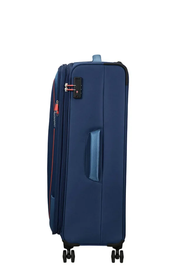American Tourister Pulsonic Erittäin suuri matkalaukku Combat Navy Fashion