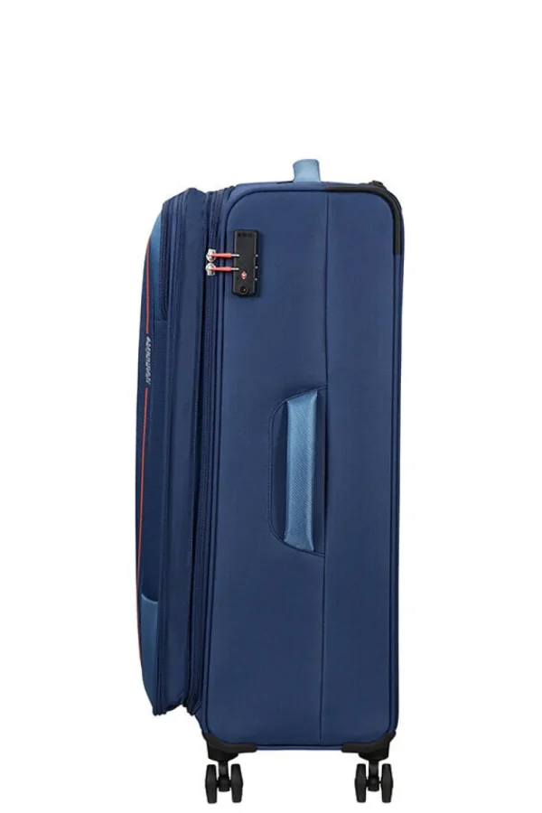American Tourister Pulsonic Erittäin suuri matkalaukku Combat Navy Fashion