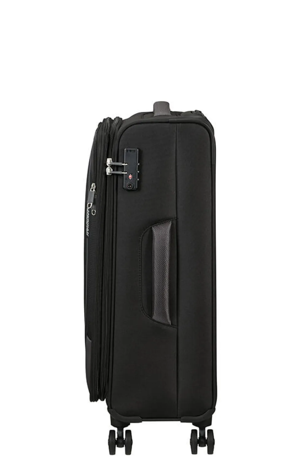 pulsonic_keskikokoinen_ma_4.webp American Tourister Pulsonic Keskikokoinen matkalaukku Asphalt Black Sale