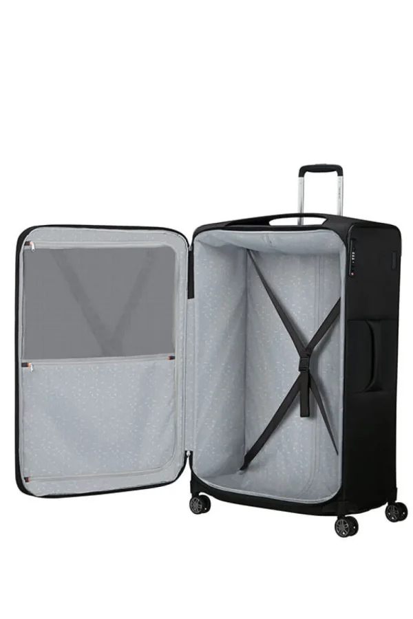 Samsonite Re-Lite Nelipyöräinen laajennettava matkalaukku 83cm Black Fashion