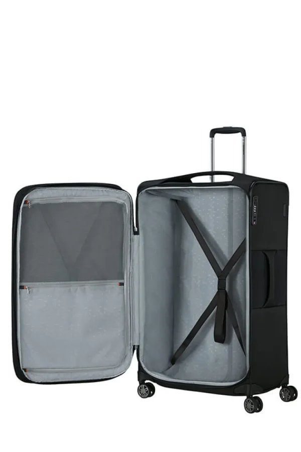 Samsonite Re-Lite Nelipyöräinen laajennettava matkalaukku 78cm Black Best