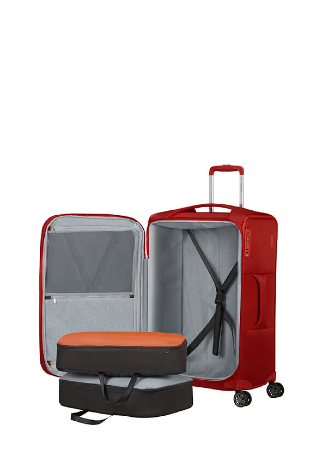 relite_nelipyrinen_laajen_1-6.webp Samsonite Re-Lite Nelipyöräinen laajennettava matkalaukku 67cm Poppy Red Outlet