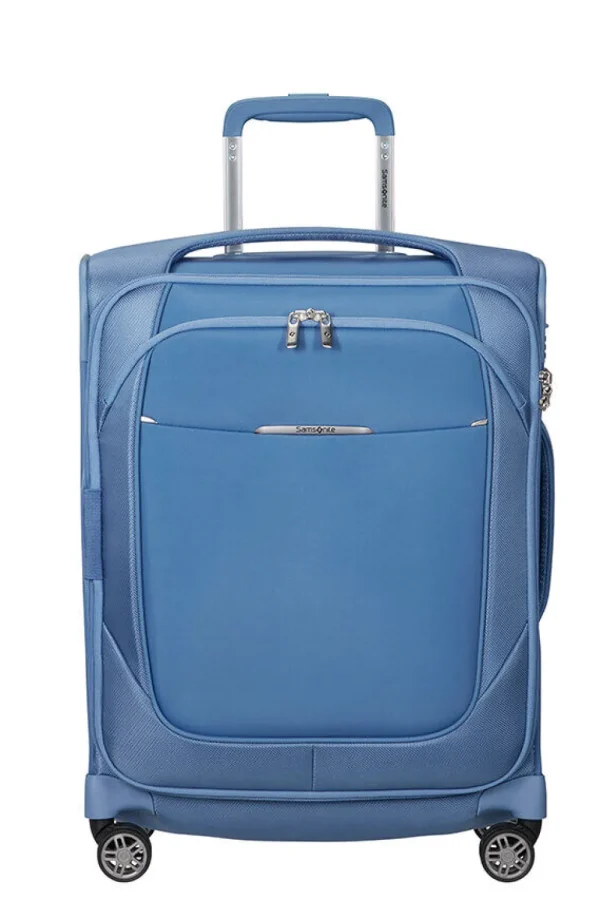 Samsonite Re-Lite Nelipyöräinen laajennettava matkalaukku 55cm Capri Blue Sale