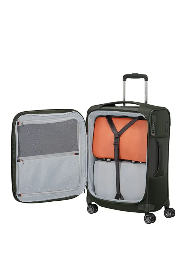 Samsonite Re-Lite Nelipyöräinen laajennettava matkalaukku 55cm Climbing Ivy Online