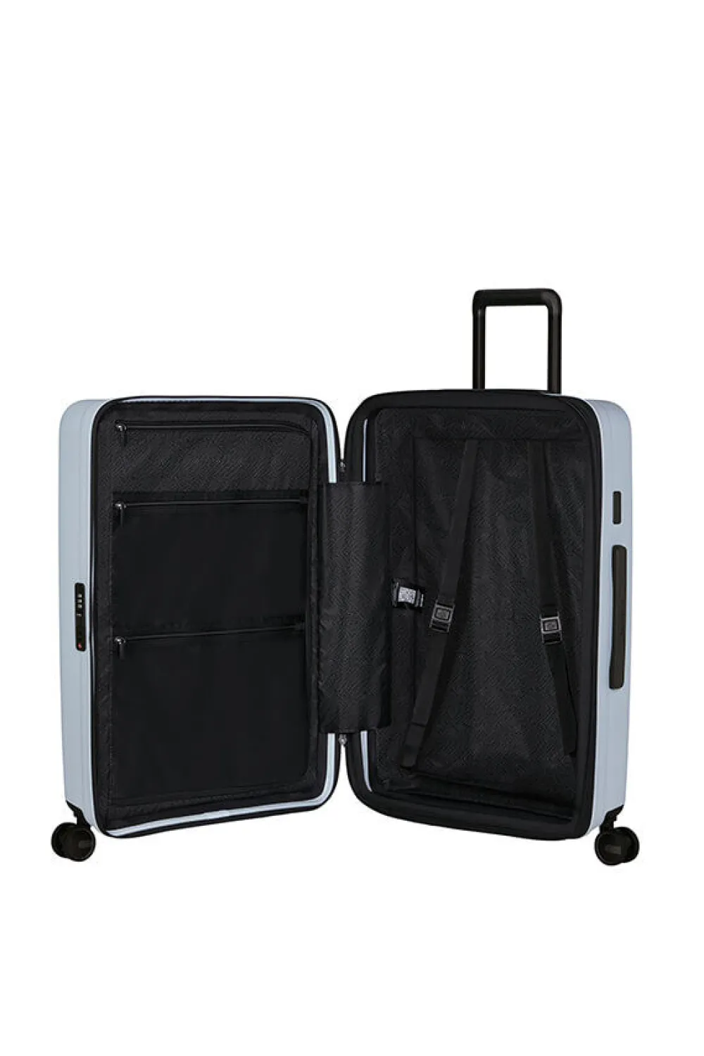 restackd_nelipyrinen_laaj_0-10.webp Samsonite Restackd Nelipyöräinen laajennettava matkalaukku 68cm Glacier Fashion