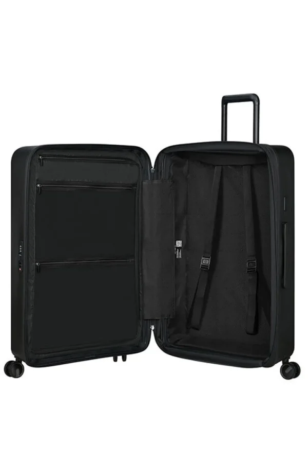 Samsonite Restackd Nelipyöräinen laajennettava matkalaukku 75cm Black Sale
