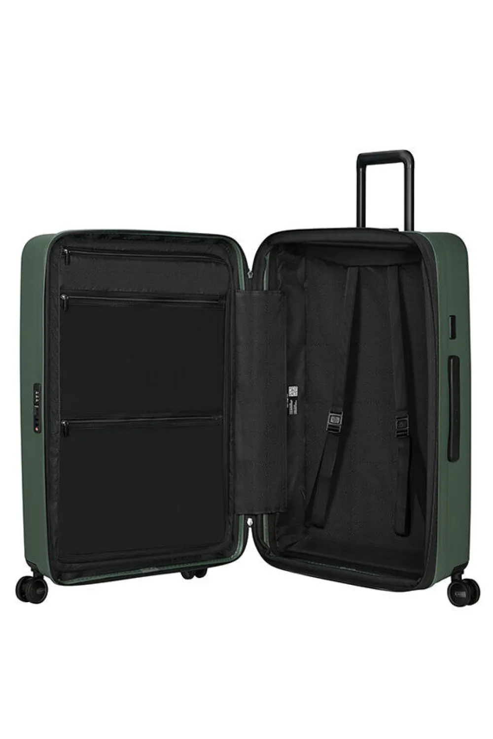 restackd_nelipyrinen_laaj_0-14.webp Samsonite Restackd Nelipyöräinen laajennettava matkalaukku 75cm Sage Online