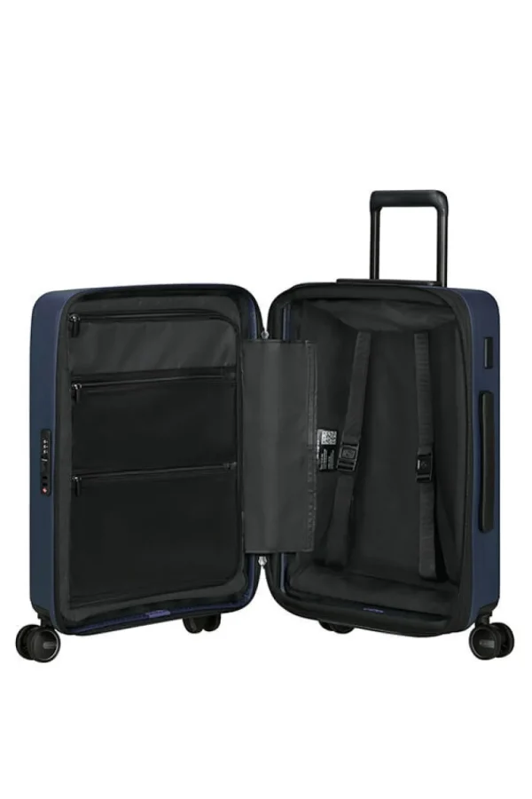 Samsonite Restackd Nelipyöräinen laajennettava matkalaukku 55cm Midnight Sale