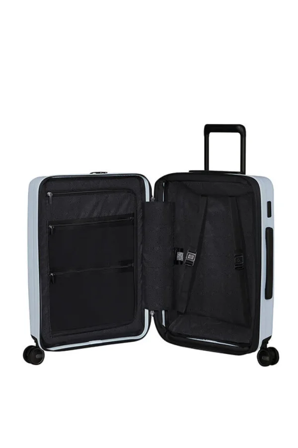 Samsonite Restackd Nelipyöräinen laajennettava matkalaukku 55cm Glacier Clearance