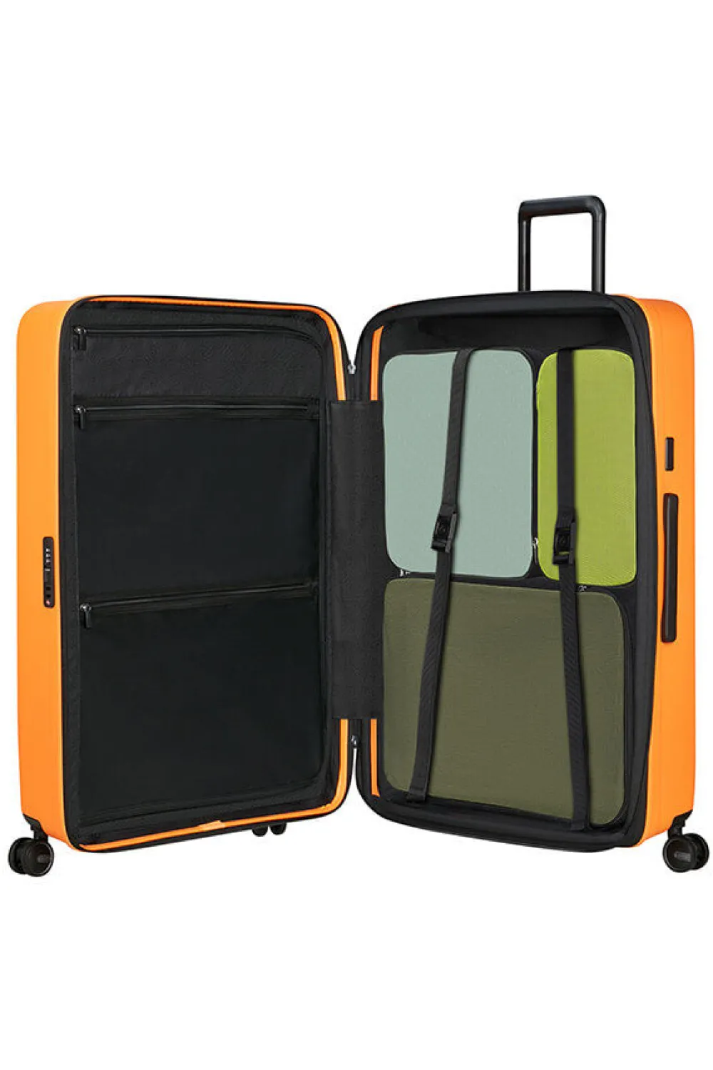 restackd_nelipyrinen_laaj_1-21.webp Samsonite Restackd Nelipyöräinen laajennettava matkalaukku 81cm Papaya Clearance