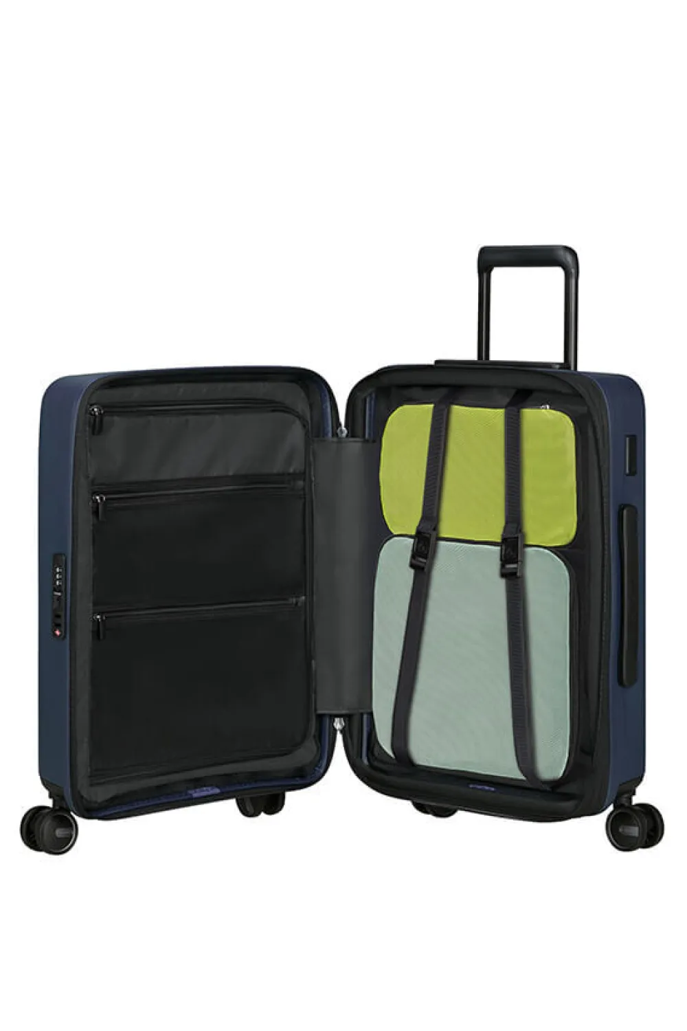 restackd_nelipyrinen_laaj_1-24.webp Samsonite Restackd Nelipyöräinen laajennettava matkalaukku 55cm Midnight Sale