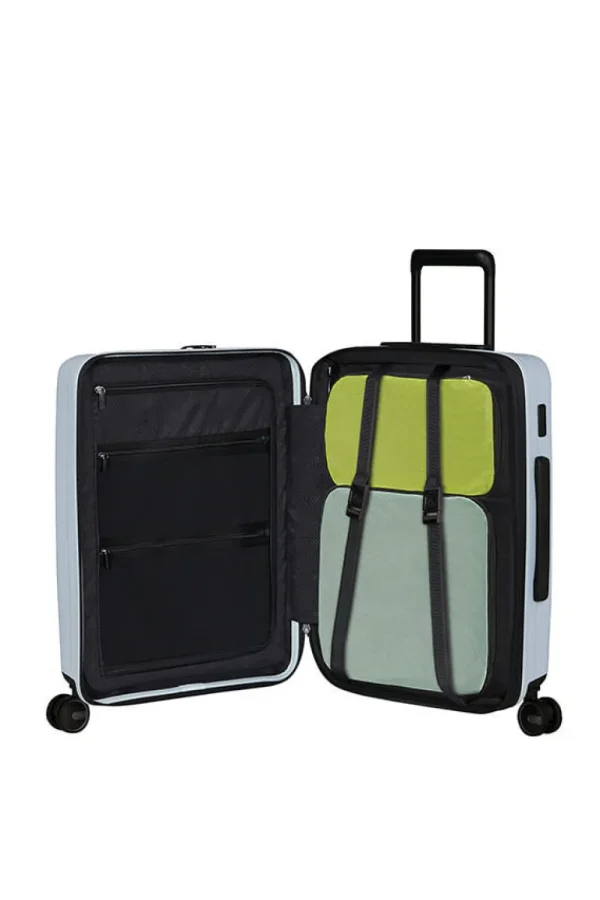 Samsonite Restackd Nelipyöräinen laajennettava matkalaukku 55cm Glacier Clearance