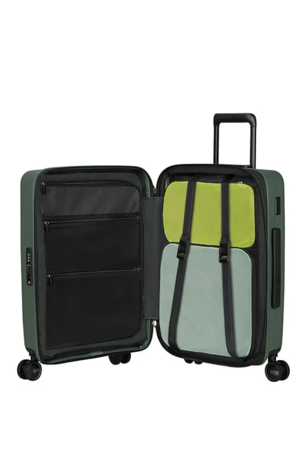 Samsonite Restackd Nelipyöräinen laajennettava matkalaukku 55cm Sage Sale