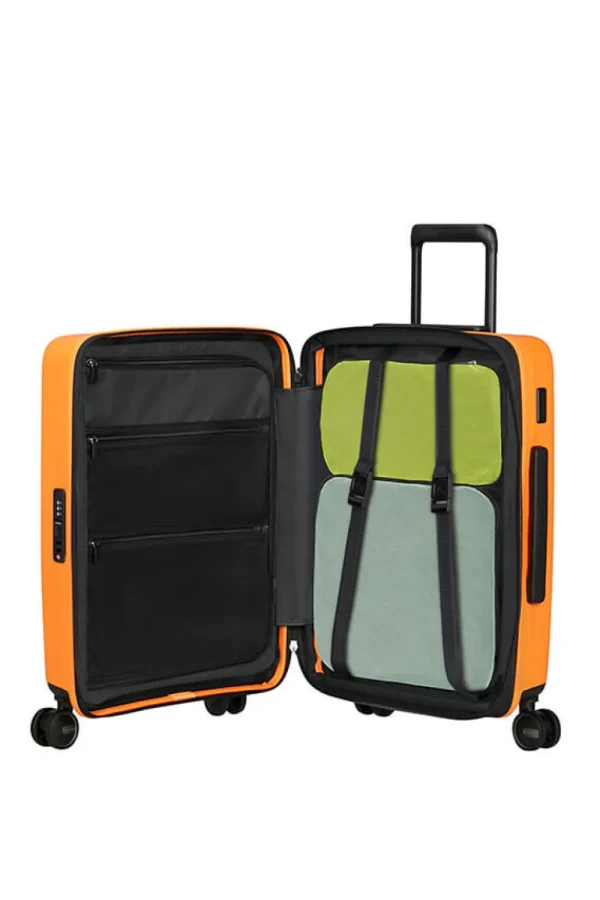 Samsonite Restackd Nelipyöräinen laajennettava matkalaukku 55cm Papaya Fashion