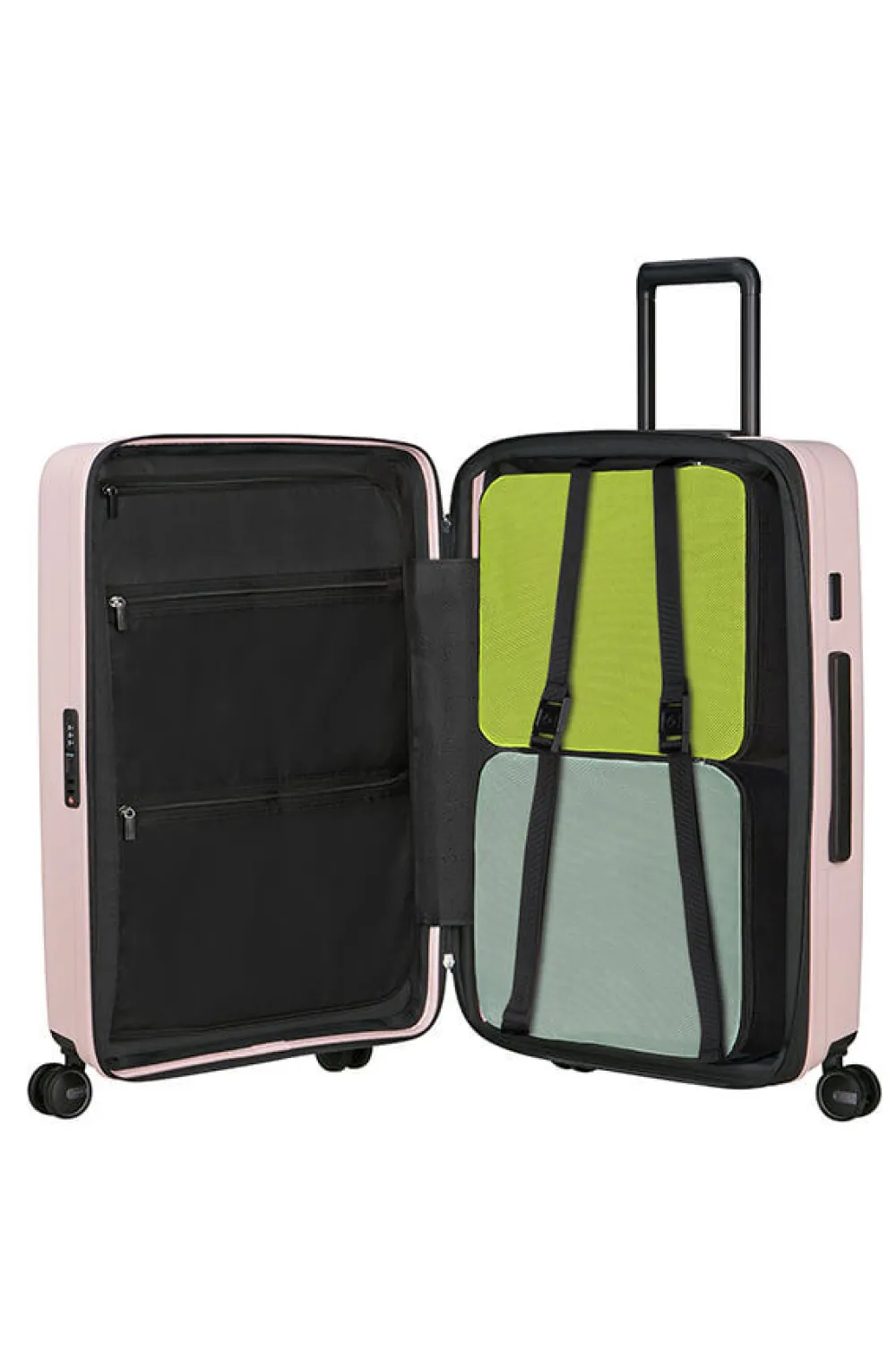 restackd_nelipyrinen_laaj_1-8.webp Samsonite Restackd Nelipyöräinen laajennettava matkalaukku 68cm Rose Sale