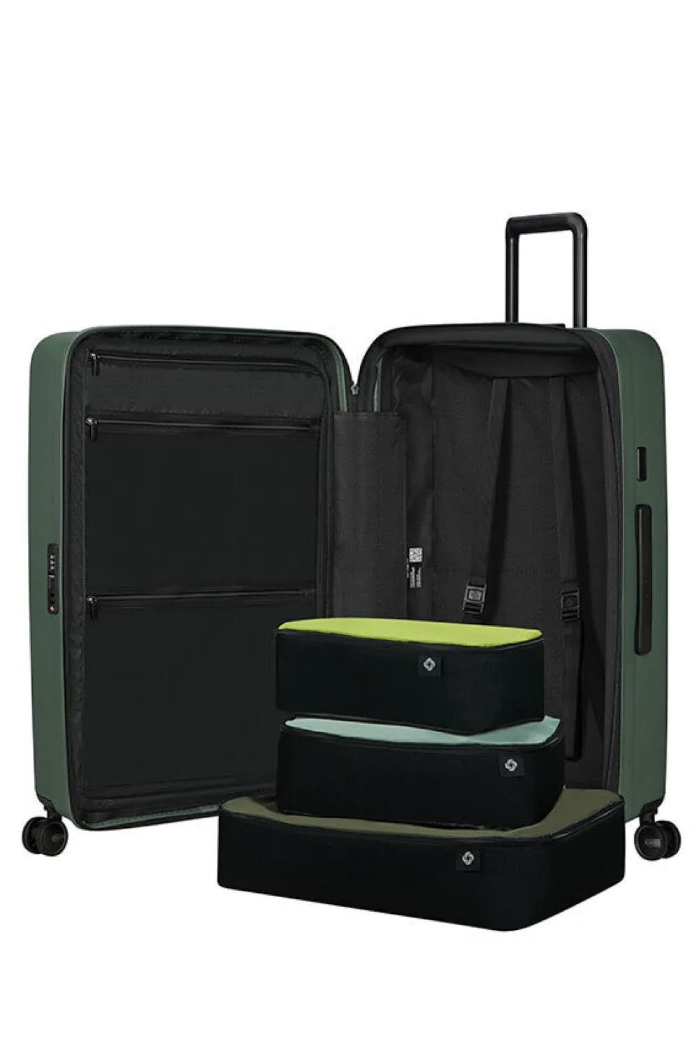 restackd_nelipyrinen_laaj_2-14.webp Samsonite Restackd Nelipyöräinen laajennettava matkalaukku 75cm Sage Online
