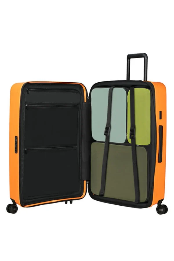 Samsonite Restackd Nelipyöräinen laajennettava matkalaukku 75cm Papaya Clearance