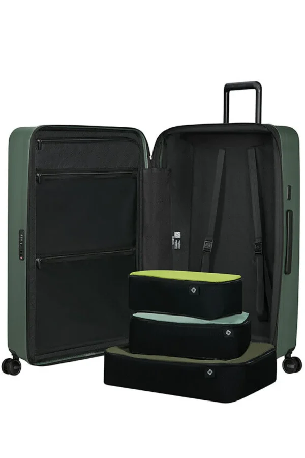 Samsonite Restackd Nelipyöräinen laajennettava matkalaukku 81cm Sage Hot