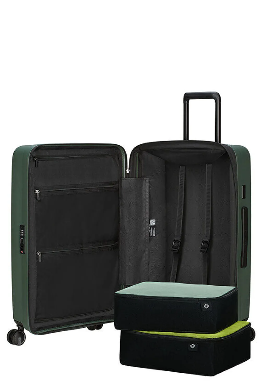 restackd_nelipyrinen_laaj_2-9.webp Samsonite Restackd Nelipyöräinen laajennettava matkalaukku 68cm Sage Discount
