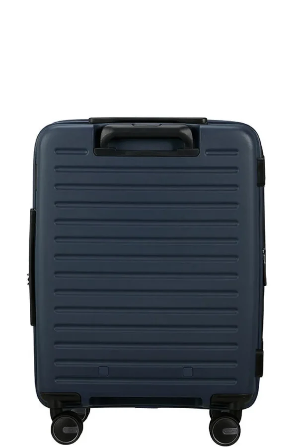 Samsonite Restackd Nelipyöräinen laajennettava matkalaukku 55cm Midnight New