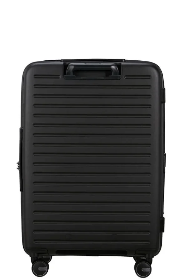 Samsonite Restackd Nelipyöräinen laajennettava matkalaukku 68cm Black Best