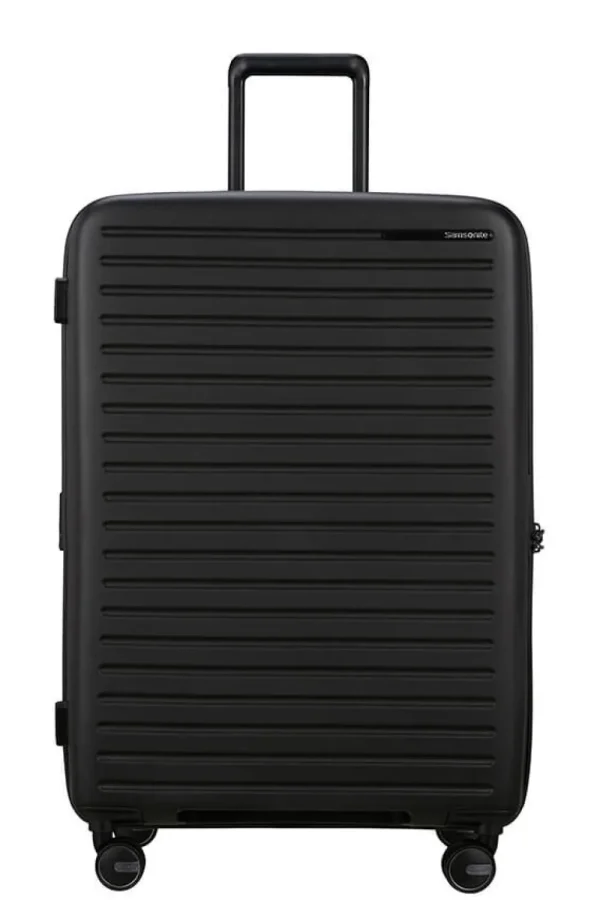 Samsonite Restackd Nelipyöräinen laajennettava matkalaukku 75cm Black Sale