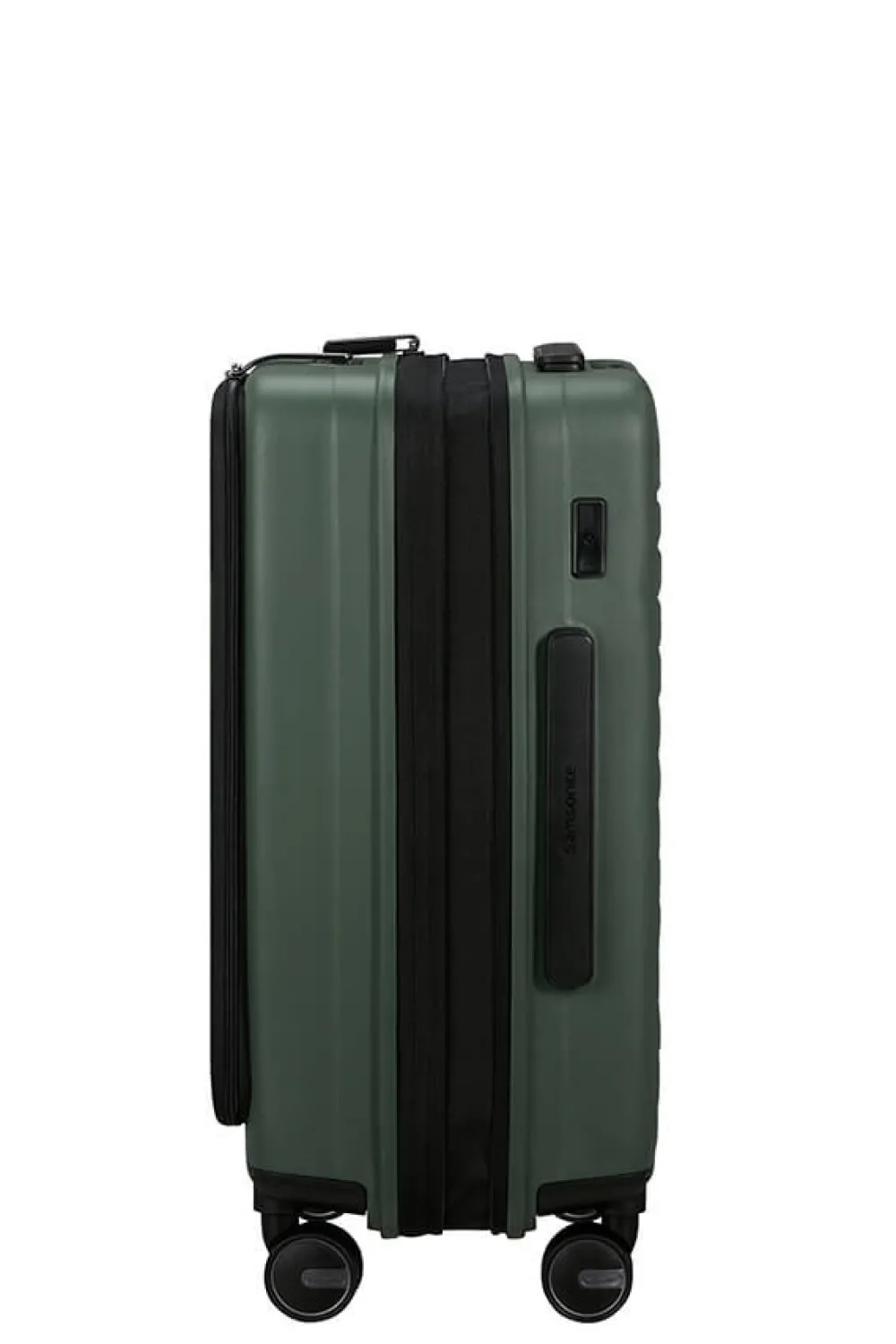 restackd_nelipyrinen_laaj_4-26.webp Samsonite Restackd Nelipyöräinen laajennettava matkalaukku 55cm Sage Hot