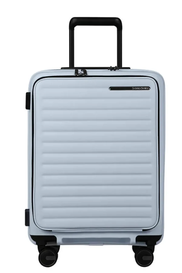 Samsonite Restackd Nelipyöräinen laajennettava matkalaukku 55cm Glacier Clearance