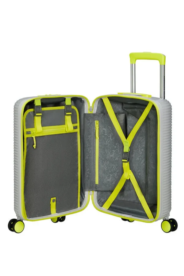 American Tourister Rollio Lentolaukku Light Grey/Lime Hot