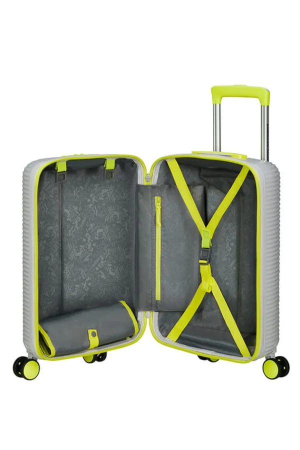 American Tourister Rollio Lentolaukku Light Grey/Lime Hot