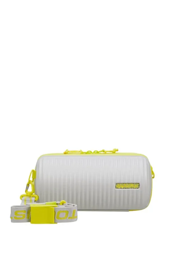 American Tourister Rollio Olkalaukku Light Grey/Lime Discount