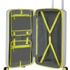 American Tourister Rollio Suuri matkalaukku Light Grey/Lime Discount